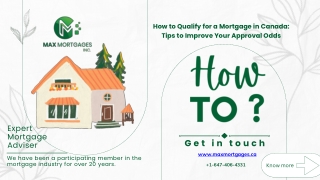 How to Qualify for a Mortgage in Canada