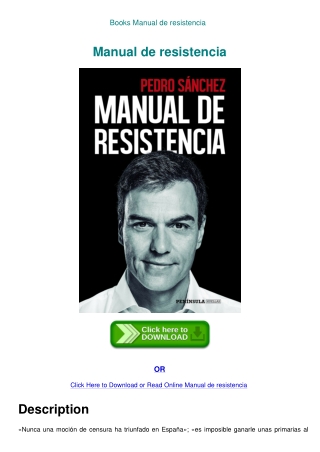 Books Manual de resistencia