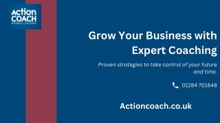 Grow Your Business with Expert Coaching