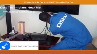 How to Easily Find a Reliable DSTV Technician Near You