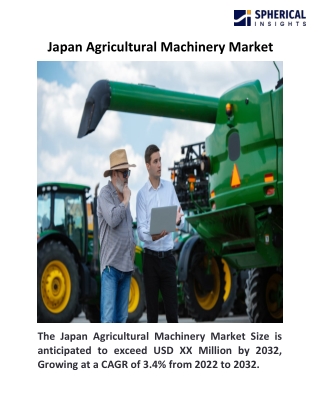 Japan Agricultural Machinery Market