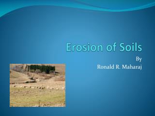 Erosion of Soils