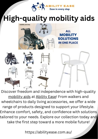 high-quality mobility aids