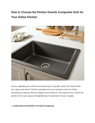 how-to-choose-the-perfect-granite-composite-sink-for-your-dallas-kitchen