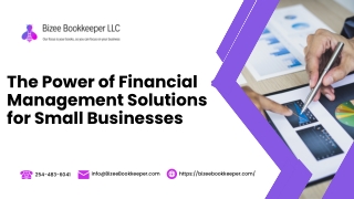 The Power of Financial Management Solutions for Small Businesses