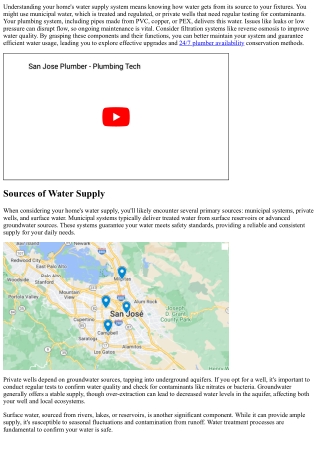 Understanding Your Home's Water Supply System