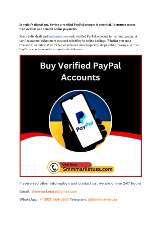 In today's digital age, having a verified PayPal account is essential