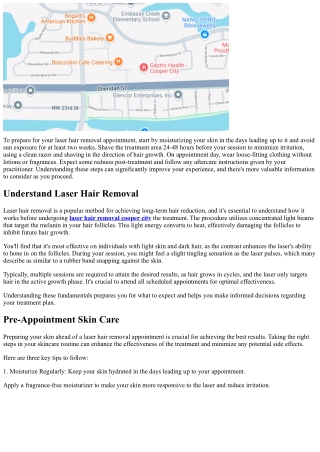 How to Get Ready for Laser Hair Removal Appointment