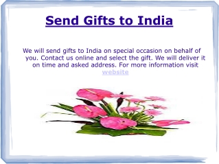 Online Gifts Delivery India