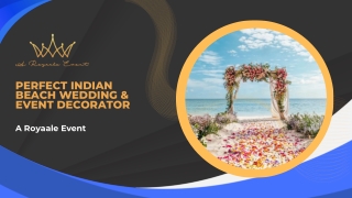 Perfect Indian Beach Wedding & Event Decorator