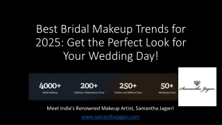 Samantha JAGAN 2025 Best Makeup Artists