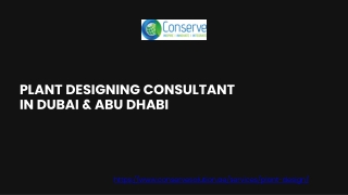 Plant Engineering & Design Services in Dubai, UAE Conserve