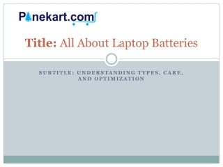 Laptop Battery