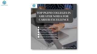 Top PGDM Colleges in Greater Noida for Career Excellence