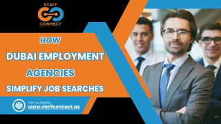 How Dubai Employment Agencies Simplify Job Searches