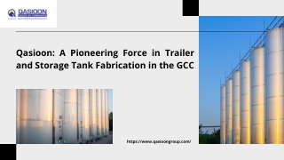 Qasioon A Pioneering Force in Trailer and Storage Tank Fabrication in the GCC