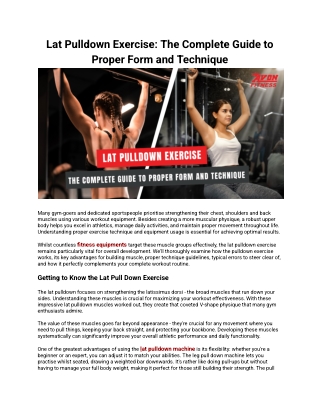 Buy Lat Pulldown Machines Online at Best Prices In India