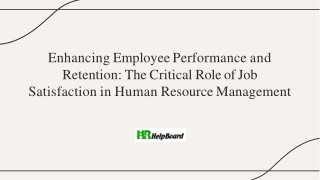 Job Satisfaction Definition