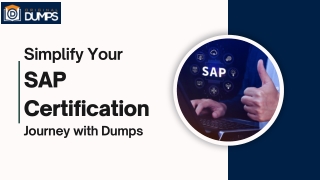 Simplify Your SAP Certification Journey with Dumps