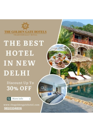 The Best Hotel in New Delhi: The Golden Gate Hotel