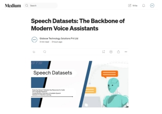 Speech Datasets The Backbone of Modern Voice Assistants