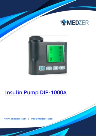 Insulin Pump DIP 1000A