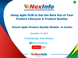 Mastering PQM with NexInfo: A Webinar on Performance Optimization