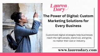 The Power of Digital Custom Marketing Solutions for Every Business