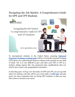 Navigating the Job Market_ A Guide for OPT and CPT Students