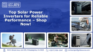 Top Solar Power Inverters for Reliable Performance – Shop Now