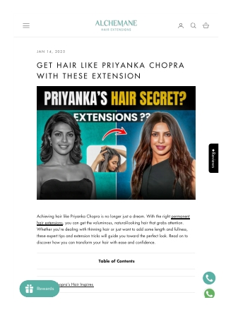 Get Hair Like Priyanka Chopra with These Extension