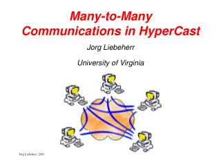 Many-to-Many Communications in HyperCast
