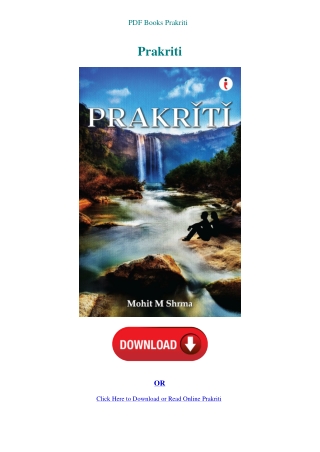 PDF Books Prakriti