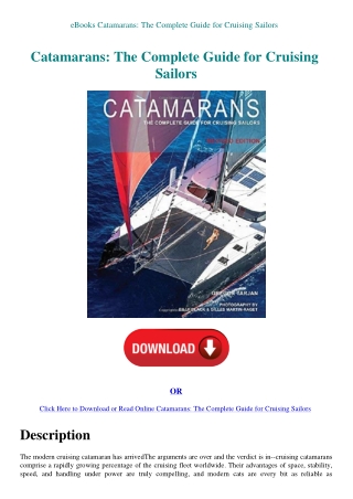 eBooks Catamarans The Complete Guide for Cruising Sailors