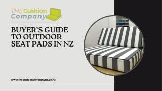 Buyer’s Guide to Outdoor Seat Pads in NZ | The Cushion Company