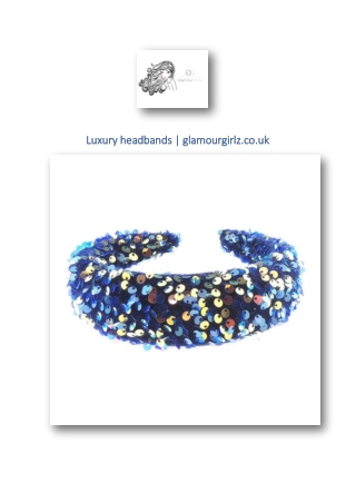 Luxury headbands | glamourgirlz.co.uk