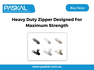 Heavy Duty Zipper Designed For Maximum Strength