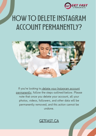 How to Delete Instagram Account Permanently?