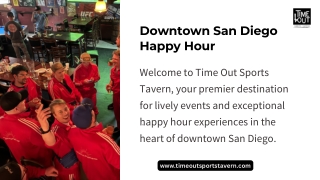 Downtown San Diego Happy Hour | Time Out Sports Tavern