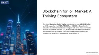 Blockchain for IoT Market Future Trends and Analysis