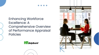 Performance Appraisal Policy