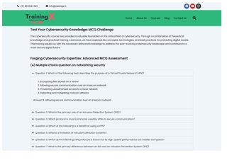 Cybersecurity Quiz: Test Your Knowledge with MCQs