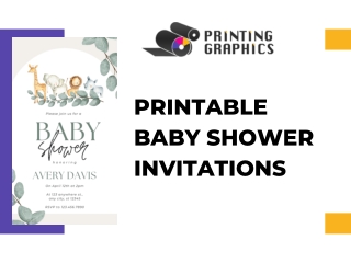 Why Choose Printable Baby Shower Invitations Simple, Stylish, and Fun!