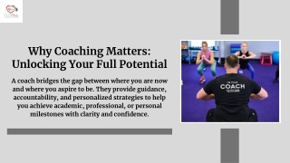 Unlocking Your Potential: How a Coach Can Help You Achieve Your Goals.