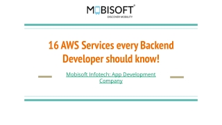 16 Aws Services Every Backend Developer Should Know