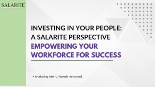 Investing in Your People: A Salarite Perspective, pdf