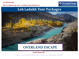 Leh Ladakh Tour Packages