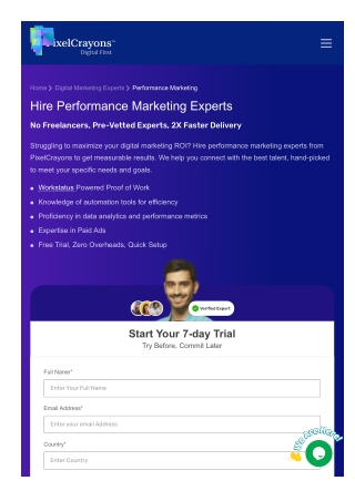 Hire Performance Marketing Experts