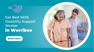 Get Best NDIS Disability Support Worker in Werribee