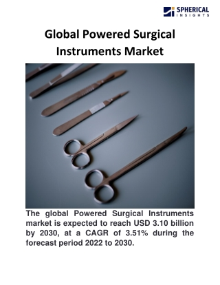 Global Powered Surgical Instruments Market